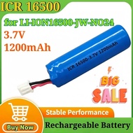 ICR 16500 3.7V 1200mAh for Dental Endodontic Motor LI-ION16500-JW-NO24 Li-ion Rechargeable Battery+X