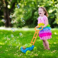 Summer Toys Bubble Mower for Toddlers, Kids Bubble Blower Machine Lawn Games, Summer Outdoor Push Toys, Birthday  Gifts Bubble Mower untuk Balita, Mesin Rumput Mesin Bubble Blower Kanak-kanak, Mainan Push Luar Musim Panas, Hadiah Hari Lahir