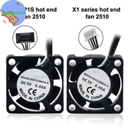 Homestore 2510 Fan For Bambu Lab X1/P1 Hotend Cooling Fan With Cable Rapid Cooling Fan For Bambu X1C