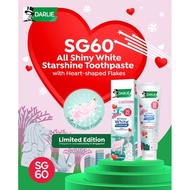 Celebrate SG60! Darlie All Shiny White Limited Edition Starshine Toothpaste with heart shape flakes