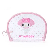 SANRIO - My Melody 日版 PVC Pouch 透明 波點 化妝袋 收納袋 美樂蒂 2022年 (可愛新生活系列)