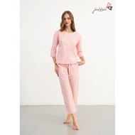 [NEW] JUBBIE round neck lace home wear set - 40414