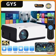 Mini Projector for Phone Android 9.0 4K HD Wireless Wifi 1080P Home Theater LCD Portable Projector Netflix Youtube
