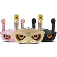 HY&amp; SD306Owl Bluetooth Audio Microphone Integrated FamilyKTVKaraOKSpeaker Wireless Microphone Foreign Trade F1GL