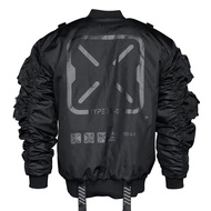 Fabric of the Universe Techwear Graphic Fashion Bomber Jacket