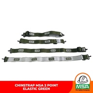 MSA 2 Point Elastic Green Safety Helmet Chin Strap Elastic Project Helmet Chin Strap 2 Point MSA Chi