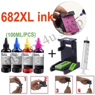 HP 682 ink HP 682XL ink HP682XL refillable ink compatible for HP 1216/2336/2775/2776/2777/2778/2779/