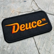 DEUCE embroidered patch