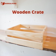 Wooden Crate Multipurpose Wooden Basket Box Crate