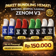 ZENOM GAMING THUMB GLOVES BUNDLING V3 - Stylish, Responsive, Anti-Sweat Game Accessories FF ML Conte