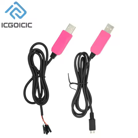 MICRO USB 5PIN 1M CP2102 USB To UART TTL Cable Module 4 Pin 4P Serial Adapter Download Cable Module 