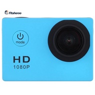 1080P HD Action Camera LCD Screen Waterproof 30m Sports Action Cam for Bicycle Motorcycle Skiing Div