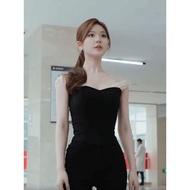 Xu Me Dazzling Black Tube Top - Stylish and Form-Fitting