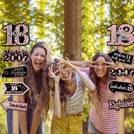 18th Birthday Decorations Rose Gold 2007 Party Sign Party Decorations 18th Birthday Party Decoration
