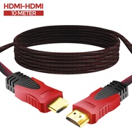 Kabel HDMI to HDMI Support 4K 3D Gold Plate Untuk TV Proyektor PC Laptop High Quality Panjang 10M