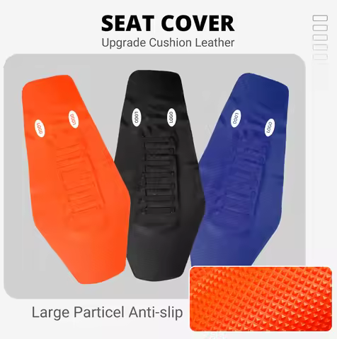 Motorcycle Seat Cover Pro Ribbed Rubber Artificial Leather Gripper Soft Seat Cover for Motorcycle Se