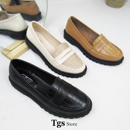 DOCMART WOMEN'S SHOES, MODERN WOMEN'S LOAFERS, CROCO DC 02 SHOPEE LOAFERS