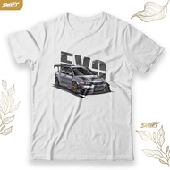 Evolution IX evo 9 Metallic Grey JDM TSHIRT DISTRO CLOTHES