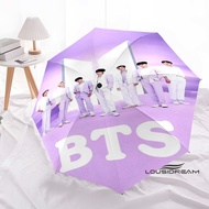BTS Printed Foldable Umbrella Unique Printed Umbrella Suitable for All Seasons Gifts for Friends