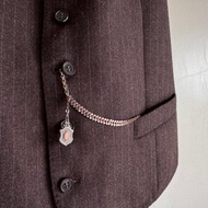 老又好 Antique 1930~40年玫瑰金雕花懷錶鍊 BR264