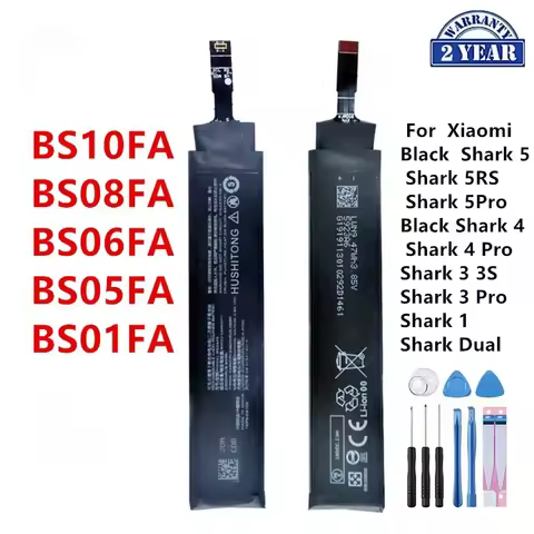 Orginal BS01FA BS08FA BS06FA BS05FA BS10FA Battery For Xiaomi Black Shark 5 5RS 5Pro Shark 4 4Pro 3 