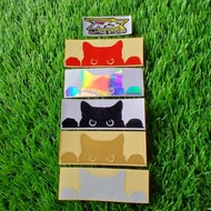 Cute cat cutting sticker, cat ngintip sticker