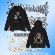 Hamzat Chimayev Hoodie Wins UFC 319 Cotton Comfortable To Wear Round Neck Not Faded Printed Pattern 