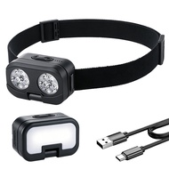 Boruit BR600 Multi-functional Flip Smart Sensor Headlamp USB Rechargeable Outdoor Headlight