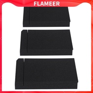 [FlameerMY] Speaker Isolation Pad Studio Isolation Pad Sponge Pad Acoustic Speaker Inclined Sound Cu