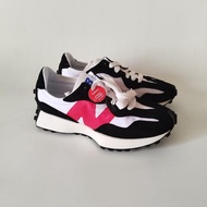 New Balance 327 White True Red Pig Skin (Original 100%)