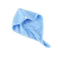 Gratis Ongkir - Handuk Pengering Rambut Berkancing / Handuk Kepala Keramas Microfiber / Handuk