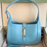 sling bag men✐✐New [99 New] Gucci/Gucci Women s Bag Baby Blue Jackie1961 Small Shoulder Handbag