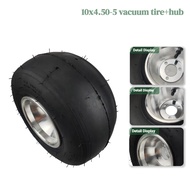 Go Kart 5 Inch Wheels Beach Car Accessories Drift Wheel 10X4.50-5 Kart Tire Highway Hub Front Wheels