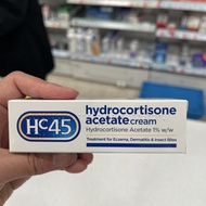 ♪Spot UK E45 hydrocortisome acetate cream to relieve eczema sweat rash insect bites 15g▲