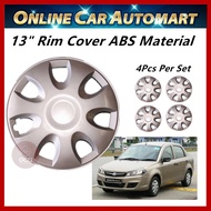 13 Inch Universal ABS Wheel Cover Rim Center Caps Proton Saga BLM/FLX Design