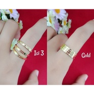Cincin emas kadar 50%cincin emas muda emas kadar rendah