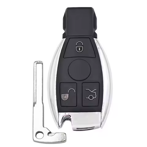 1pc 3 Button BGA Remote Car Key Shell Fob Case For Mercedes For Benz A B C E S Class W203 W204 W205 