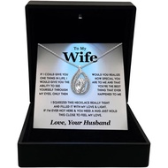TRYNDI To My Wife Necklace from Husband - Soulmate, Girlfriend, Fiance Gift for Anniversary, Birthda