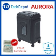 Aurora AS860CM Paper Shredder Cross Cut Mini (4x12mm) 8 SHEETS (75g/A4)
