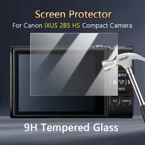 For Canon IXUS 285 IXY 650 500 HS Compact Camera HD Clear Slim 2.5D Anti-Scratch 9H Tough Tempered G