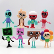 8Pcs/Set Dandys World PVC Action Figure Toy Cartoon Dandy World Horror Game PVC Model Doll Figurines