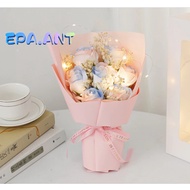 EPA Rose Bouquet Soap Valentine's Day Gift 7 Flowers + Lights Soap Flower Bouquet