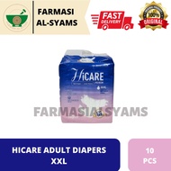 HICARE EXTRA DRY ADULT DIAPERS XXL 10PCS