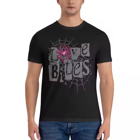 Men T-Shirt AJ Lee Love Bites Casual 100% Cotton Tees Short Sleeve Aj lee T Shirt Crew Neck Clothes 