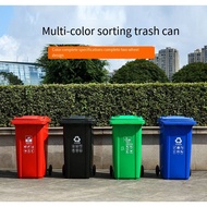 Durable Plastic Trash Bin with Lid - Large 240L/30L/50L/100L/120L - Multipurpose Bin Liner for House