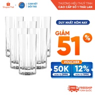 [Return Commitment If Broken] Set of 6 Ocean TRAZE PRE Hiball 350ml glass cups - Genuine