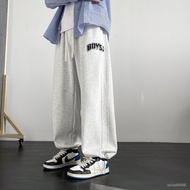 [H2O] Sweatpants Men Spring Autumn Japanese Casual Pants Loose Wide-Leg Versatile Drawstring Sports 