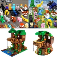 KX009 LEGO My World MinecraftinglysBuildingVillage Tree House Warhorse