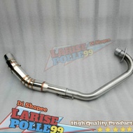 ▩Big Elbow tmx 150 Supermo stainless tmx 125 Rusi tc125 pipe only for exhaust/canister 51mm