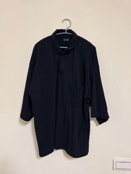 Muji labo鹿子織polo衫